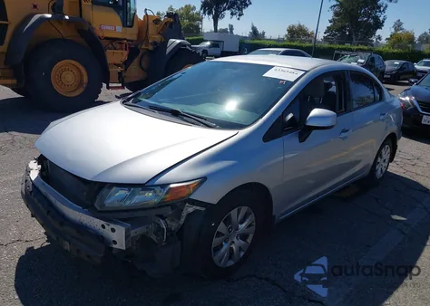 2012 Honda Civic Lx из США, поврежденный, VIN 19XFB2F59CE336521